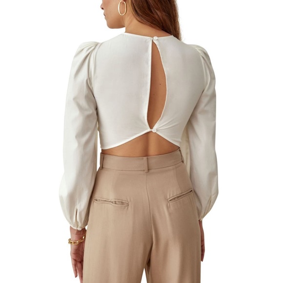 Reformation Derek long sleeve crop top - Picture 3 of 15